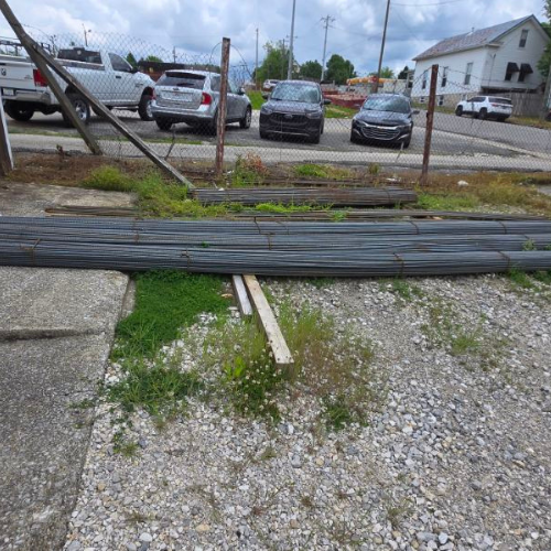Steel outside of Salem Lumber and Feed.